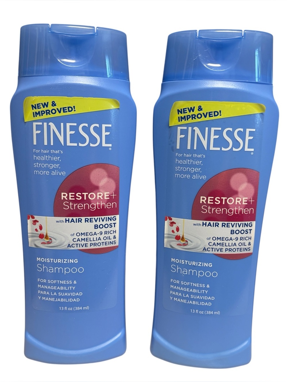 Bundle of 2 Finesse Restore + Strengthen Moisturizing Shampoo